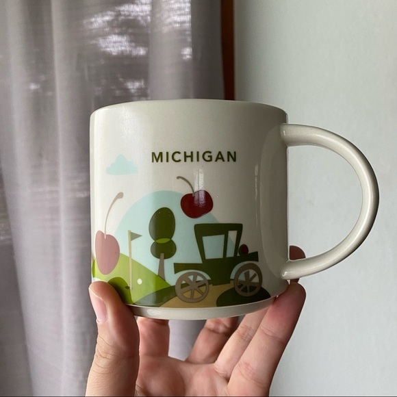 Starbucks Other - Starbucks You Are Here Retired Michigan Mug